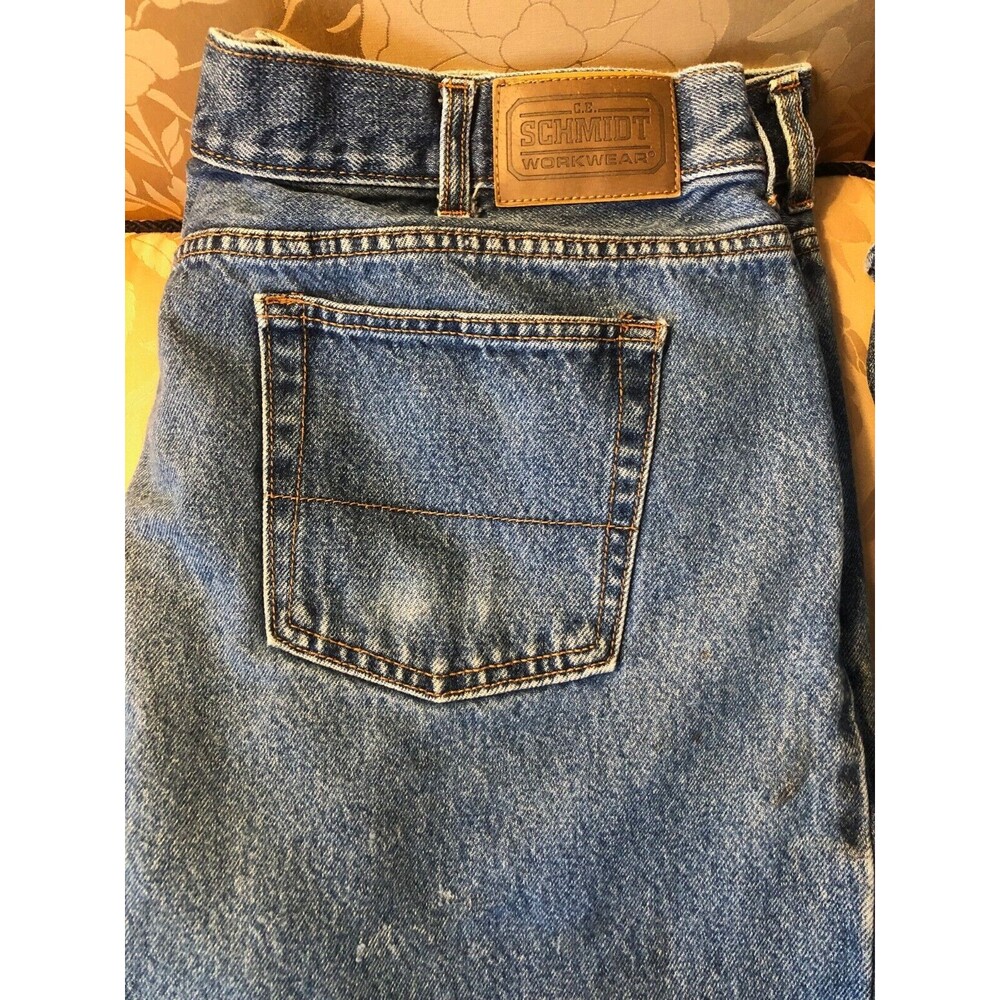 C.E. Schmidt Workwear Medium Wash Carpenter Jeans Men's 42 x 32